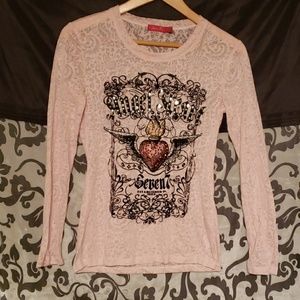 3/$20 💝 Sexy Pink Seven7 Angel ❤ Long Sleeve Tee SP
